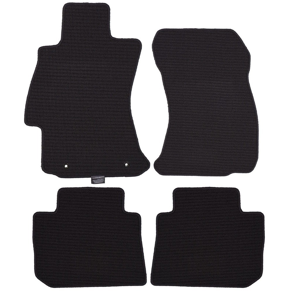 Subaru Crosstrek Floor Mats Genuine OEM Black Carpet 4 Piece Set J501SFJ300 NEW